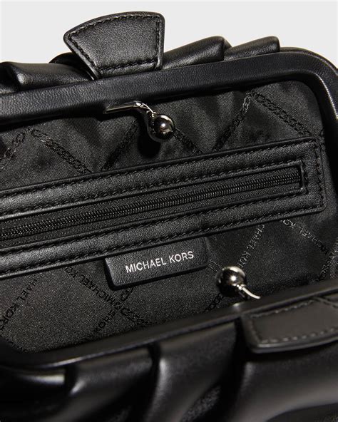 michael kors black clutch handbags|Michael Kors nola bag.